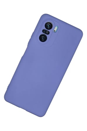 Newface Xiaomi Poco F3 Kılıf Nano içi Kadife Silikon - Lila