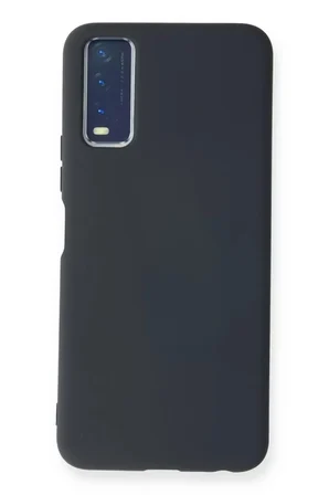 Newface Vivo Y11S Kılıf Nano içi Kadife Silikon - Lacivert