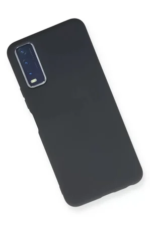 Newface Vivo Y11S Kılıf Nano içi Kadife Silikon - Lacivert