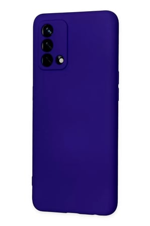 Newface Oppo A74 4G Kılıf Nano içi Kadife Silikon - Mor