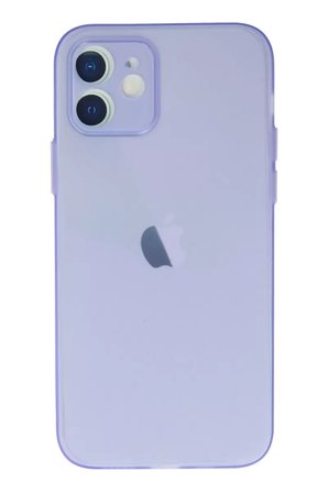 Newface Apple iPhone 12 Kılıf Puma Silikon - Mor