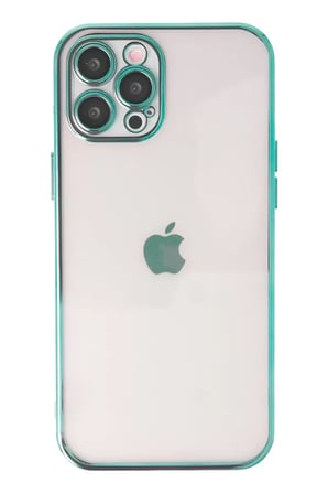 Newface Apple iPhone 12 Pro Kılıf Razer Lensli Silikon - Yeşil