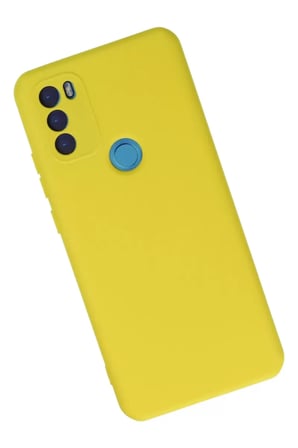 Newface General Mobile GM 21 Plus Kılıf Nano içi Kadife Silikon - Sarı
