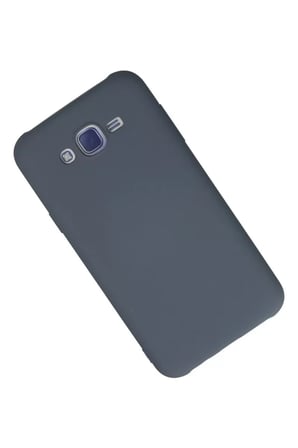 Newface Samsung Galaxy J7 Kılıf Nano içi Kadife Silikon - Gri
