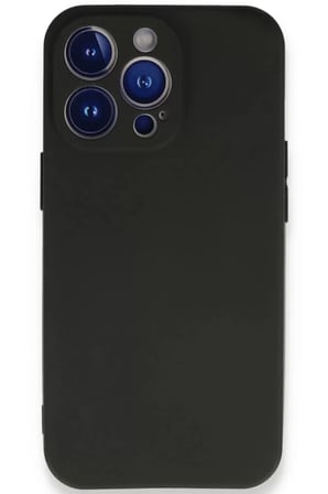 Newface Apple iPhone 13 Pro Kılıf First Silikon - Siyah