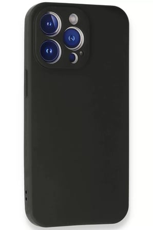 Newface Apple iPhone 13 Pro Kılıf First Silikon - Siyah
