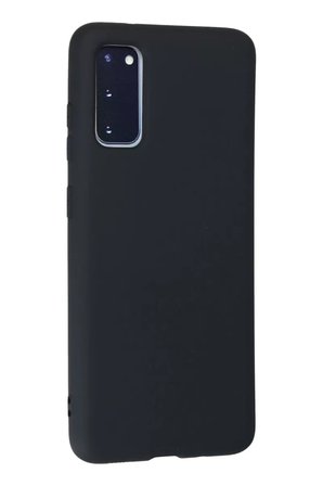 Newface Samsung Galaxy S20 Kılıf Nano içi Kadife Silikon - Lacivert