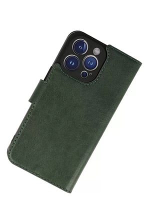 Newface Apple iPhone 13 Pro Max Kılıf Trend S Plus Kapaklı Kılıf - Yeşil