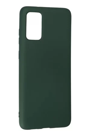 Newface Samsung Galaxy S20 Plus Kılıf Nano içi Kadife Silikon - Koyu Yeşil
