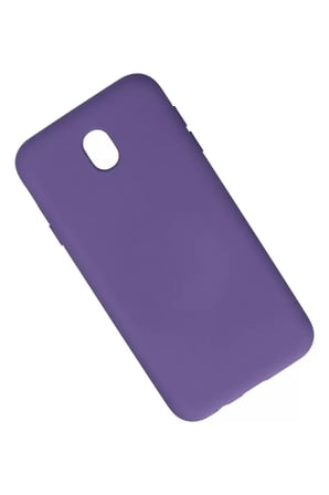 Newface Samsung Galaxy J7 Pro / J730 Kılıf Nano içi Kadife Silikon - Mor