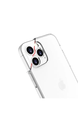 Newface Apple iPhone 13 Pro Kılıf Lüx Şeffaf Silikon