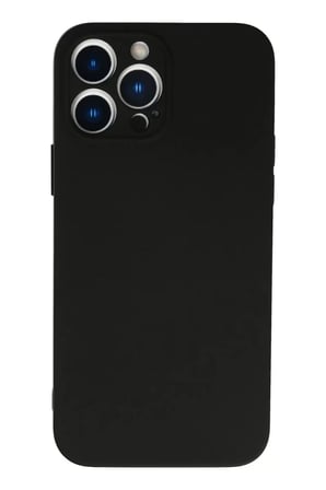 Newface Apple iPhone 13 Pro Kılıf Nano içi Kadife Silikon - Siyah