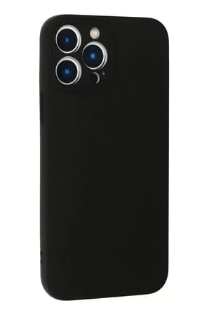 Newface Apple iPhone 13 Pro Kılıf Nano içi Kadife Silikon - Siyah