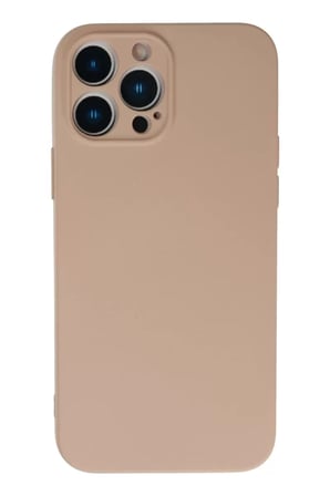 Newface Apple iPhone 13 Pro Kılıf Nano içi Kadife Silikon - Pudra