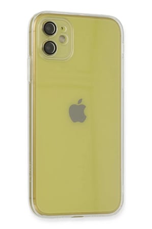 Newface Apple iPhone 12 Kılıf Fly Lens Silikon - Şeffaf