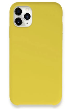 Newface Apple iPhone 11 Pro Kılıf Lansman Legant Silikon - Sarı