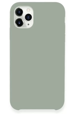 Newface Apple iPhone 11 Pro Max Kılıf Lansman Legant Silikon - Açık Gri