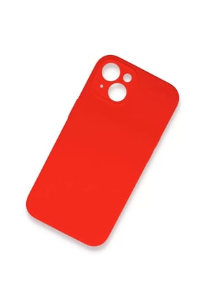 Newface Apple iPhone 13 Mini Kılıf Lansman Legant Silikon - Kırmızı