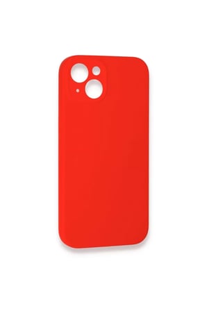 Newface Apple iPhone 13 Mini Kılıf Lansman Legant Silikon - Kırmızı