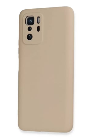 Newface Xiaomi Poco X3 GT Kılıf Nano içi Kadife Silikon - Pudra