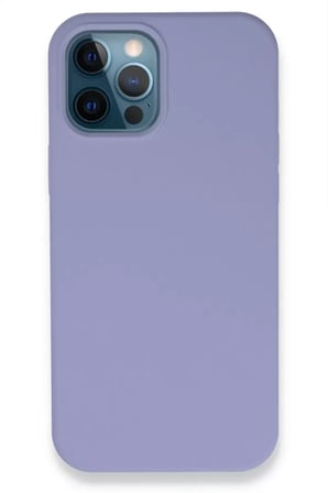 Newface Apple iPhone 12 Pro Kılıf Lansman Legant Silikon - Lila
