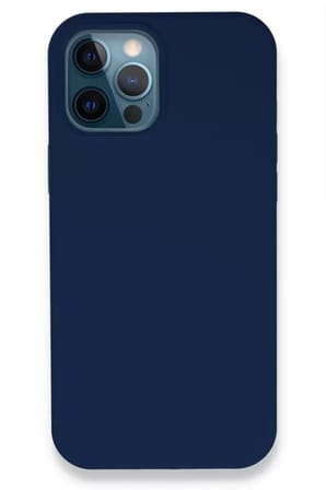 Newface Apple iPhone 12 Pro Kılıf Lansman Legant Silikon - Lacivert