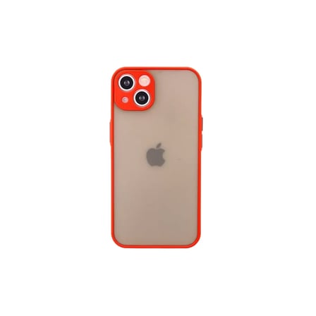 Newface Apple iPhone 13 Mini Kılıf Montreal Silikon Kapak - Kırmızı