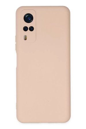 Newface Vivo Y53S Kılıf Nano içi Kadife Silikon - Pudra