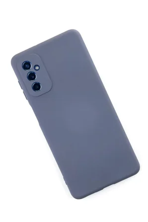 Newface Samsung Galaxy M52 5G Kılıf Nano içi Kadife Silikon - Gri