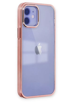 Newface Apple iPhone 12 Kılıf Element Silikon - Pembe