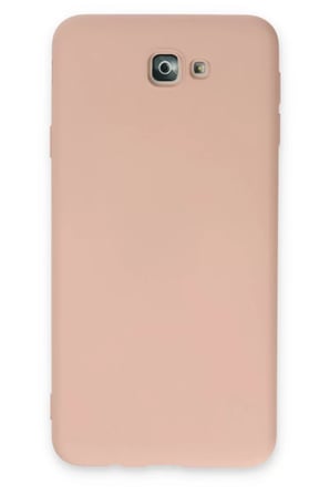 Newface Samsung Galaxy J7 Prime Kılıf Nano içi Kadife Silikon - Pudra