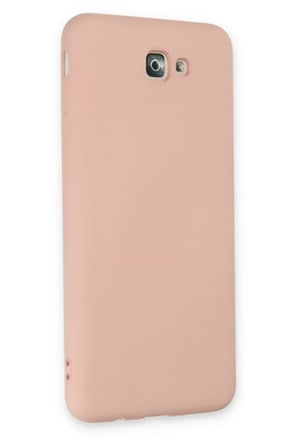 Newface Samsung Galaxy J7 Prime Kılıf Nano içi Kadife Silikon - Pudra
