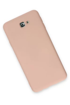 Newface Samsung Galaxy J7 Prime Kılıf Nano içi Kadife Silikon - Pudra
