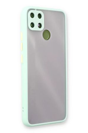 Newface Realme C25 Kılıf Montreal Silikon Kapak - Turkuaz