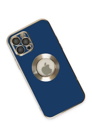 Newface Apple iPhone 12 Pro Max Kılıf Store Silikon - Mavi