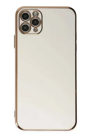 Newface Apple iPhone 11 Pro Max Kılıf Volet Silikon - Beyaz