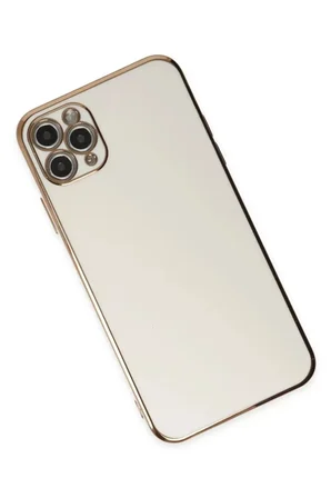 Newface Apple iPhone 11 Pro Max Kılıf Volet Silikon - Beyaz