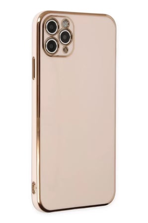 Newface Apple iPhone 11 Pro Max Kılıf Volet Silikon - Pembe