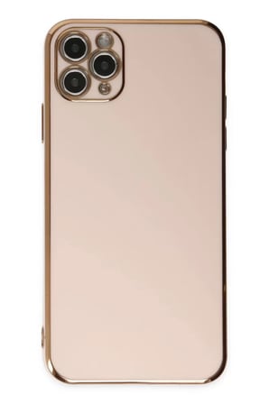 Newface Apple iPhone 11 Pro Max Kılıf Volet Silikon - Pembe