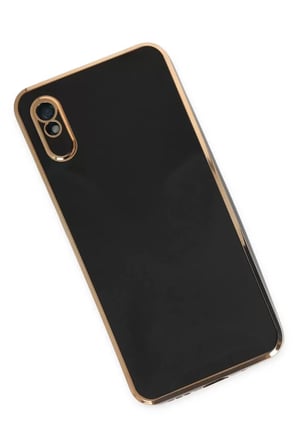 Newface Xiaomi Redmi 9A Kılıf Volet Silikon - Siyah