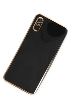 Newface Xiaomi Redmi 9A Kılıf Volet Silikon - Siyah