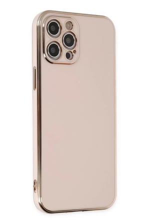Newface Apple iPhone 12 Pro Max Kılıf Volet Silikon - Pembe