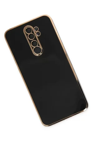Newface Xiaomi Redmi Note 8 Pro Kılıf Volet Silikon - Siyah