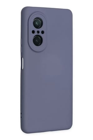 Newface Huawei Nova 9 SE Kılıf Nano içi Kadife Silikon - Gri