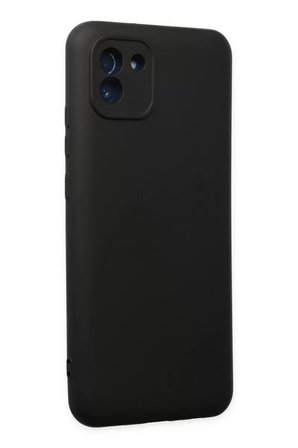 Newface Samsung Galaxy A03 Kılıf Nano içi Kadife Silikon - Siyah