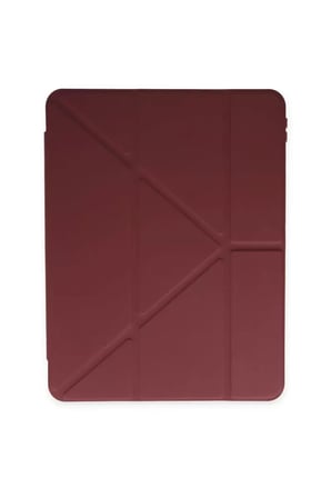 Newface Apple iPad 10.2 (8.nesil) Kılıf Kalemlikli Mars Tablet Kılıfı - Mürdüm