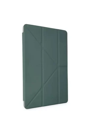 Newface Apple iPad Air 4 10.9 Kılıf Kalemlikli Mars Tablet Kılıfı - Koyu Yeşil