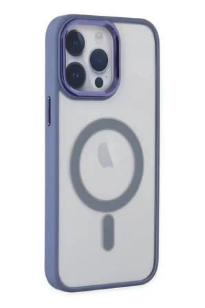 Newface Apple iPhone 14 Pro Kılıf Room Magneticsafe Silikon - Sierra Blue