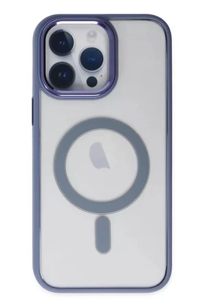Newface Apple iPhone 14 Pro Kılıf Room Magneticsafe Silikon - Sierra Blue