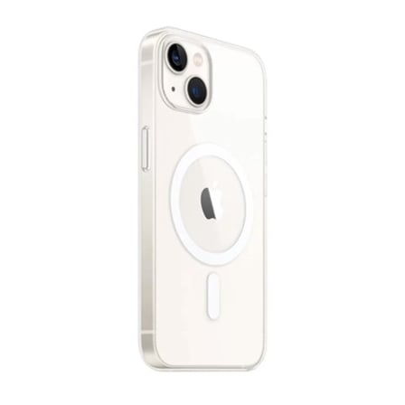 Newface Apple iPhone 14 Kılıf Magneticsafe Şeffaf Silikon - Şeffaf